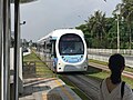 列車駛入中大五院站