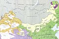 "MONGOLIAN" GROUPS 1967 map, "COMMUNIST CHINA ETHNOLINGUISTIC GROUPS" by the U.S. Central Intelligence Agency, Directorate of Intelligence, Office of Basic Geographic Intelligence, 1967 (cropped).jpg