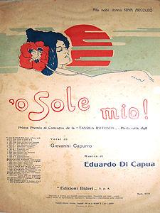 'o sole mio 1898.JPG