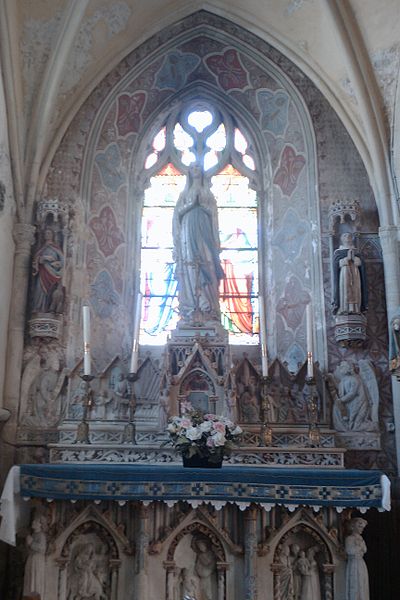 File:Église Saint-Étienne d'Auvers - Autel à la Vierge.jpg