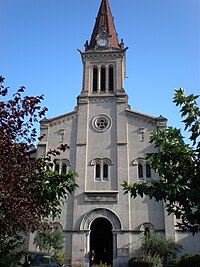 L'église Saint-Quentin d'Amélie-les-Bains (XIXe siècle).