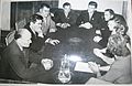 Встреча А.П. Маресьева. На фото слева направо - Михенков, Маресьева, Шепетя, Битюков, Украинцев, Бакланов, Соседко. 27.09.1962