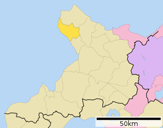 神恵内村位置図