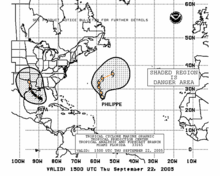 Hurricanes Rita and Philippe shown with 1-2-3 rule predictions. 1-2-3 Rita and Philippe.png