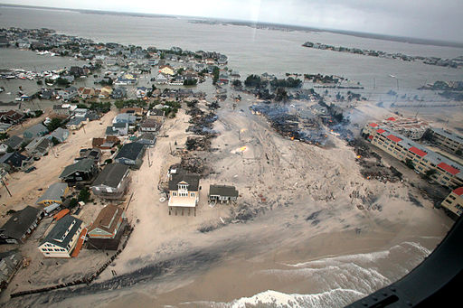121030-F-AL508-159 Aerial views during an Army search and rescue mission show damage from Hurricane Sandy to the New Jersey coast, Oct. 30, 2012