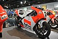 The Marlboro Yamaha YZR500, ridden by Norifumi Abe in the 1995 season on display.