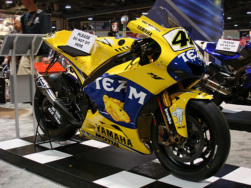 Yamaha YZR-M1 990 cc MotoGP-racer uit 2006 van Valentino Rossi