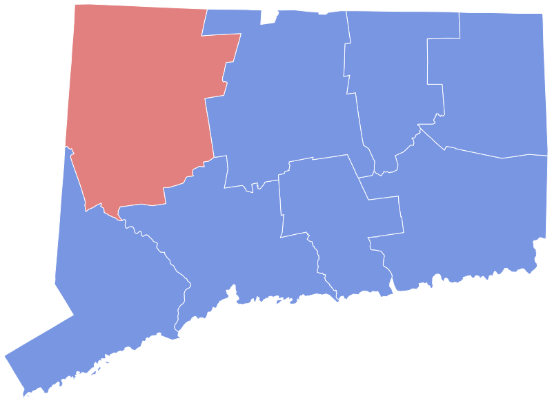 File:2012 United States Senate election in Connecticut results map by county.svg