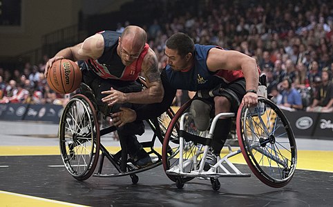 2016 Invictus Games, wheelchair basketball.