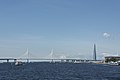 * Nomination St. Petersburg. At the mouth of the Neva River. The bridge and its pillars of the Western Rapid Diameter. Panoramic view. --Andrey Korzun 16:04, 25 November 2021 (UTC) * Promotion  Support Good quality. --Velvet 07:16, 26 November 2021 (UTC)