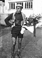 Eugène Christophe à l'arrivée du Tour de France 1912