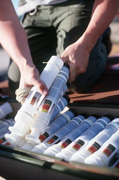 File:A member of the 343rd Aircraft Generation Squadron loads 30 mm cartridges into an A-10A Thunderbolt II aircraft during Exercise OPPORTUNE JOURNEY 85-3 - DPLA - 49a770d7555e73f4a06c040375fbde56.jpeg
