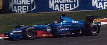 During the season, Jean Alesi quit his Prost drive and later joined the Jordan team. Alesi 2001 (cropped).jpg