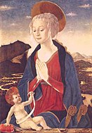 「聖母」(c.1470) ルーブル美術館 蔵