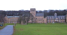 Monastery, Abbey Church and Main Hall Ampleforth Abbey and church - geograph.org.uk - 2218271.jpg