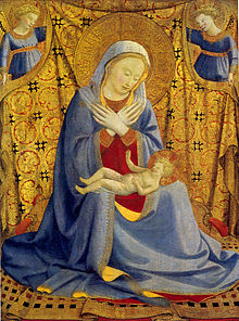 Fra Angelico, c. 1430. Angelico, madonna dell'umilta washington.jpg