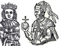 Cillei Anna és férje, II. Ulászló, XVI. század