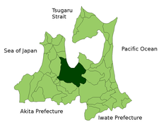 Lokasi Kota Aomori
