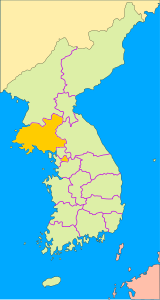 Archdiocese of Seoul map