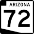 State Route 72 marker