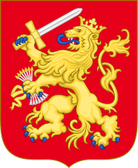 Arms of the States General of the Dutch Republic.  The sword symbolizes the determination to defend the nation, and the bundle of 7 arrows the unity of the 7 United Provinces of the Dutch Republic.
