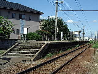 Asanamachi Station Railway station in Toyama, Toyama Prefecture, Japan