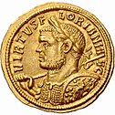 Aureus Florianus Ticinum (forside) .jpg