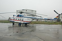 Hélicoptère Mil Mi-17 à l'école d'aviation civile de Guanghan, Chine.