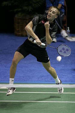 Den danske badmintonspiller Peter Gade.