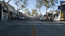 Marine Avenue, main shopping area