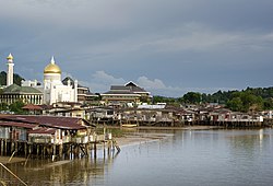 Nederzettingen in Mukim Sungai Kedayan vóór het stadsvernieuwingsproject