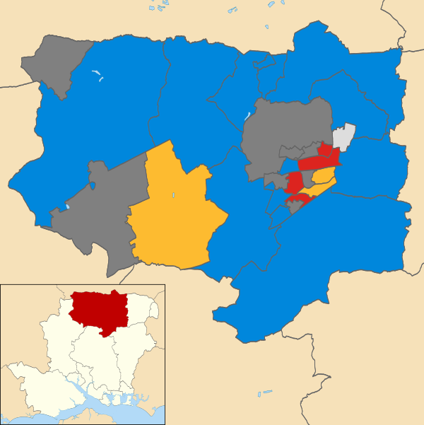 Basingstoke and Deane UK local election 2011 map.svg