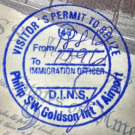 Chính sách thị thực của Belize