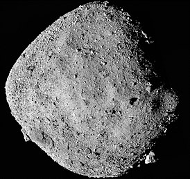 Фото астероида (101955) Бенну, полученное зондом OSIRIS-REx 2 декабря 2018 года с расстояния 24 км