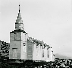 View of the church that stood from 1780 to 1942)
