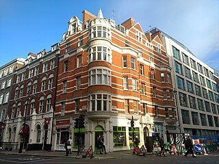 Berners Street Mansions Edwardian mansion block in Berners Street, London