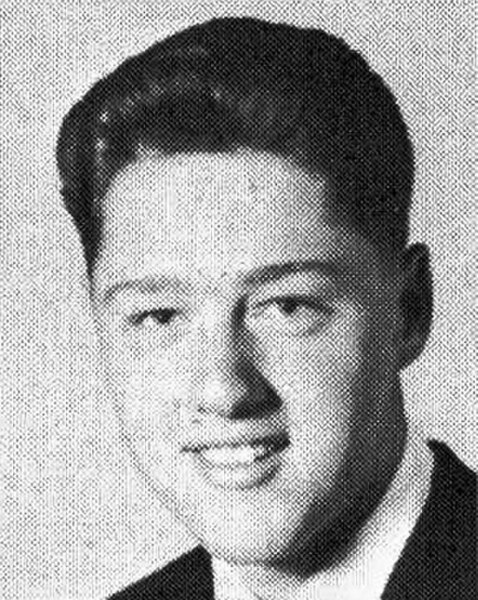 Clinton in Hot Springs High School's 1963 yearbook