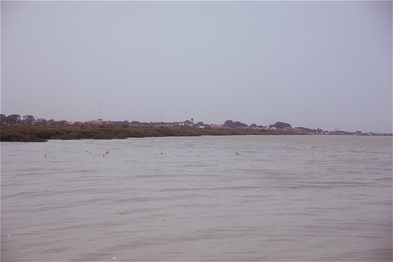 View of Bissau from Geba River