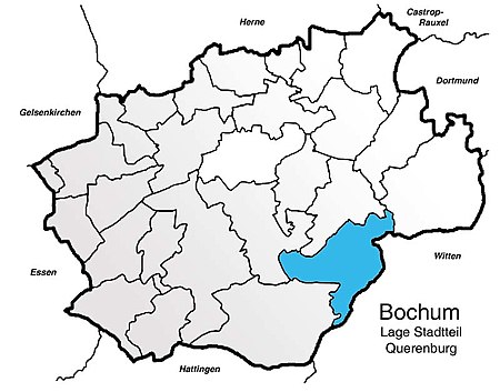 Bochum Lage Stadtteil Querenburg