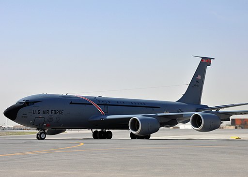 Boeing KC-135 Stratotanker at Kandahar International Airport in 2019