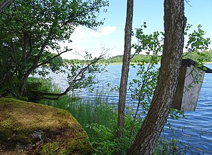 Utsikt över Bornsjön.