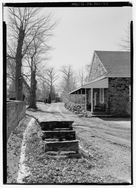 File:Bradford Friends Meeting House, Northbrook Road, West Bradford Township, Marshallton, Chester County, PA HABS PA,15-MARSH,3-24.tif