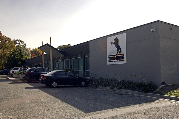 Brumbies previous headquarters in Griffith, Australian Capital Territory.