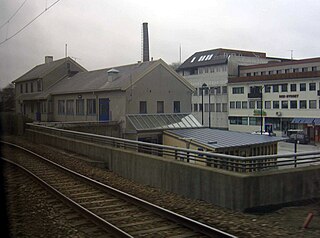 Bryne Station railway station in Time, Norway