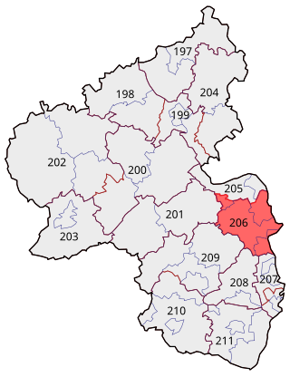 <span class="mw-page-title-main">Worms (electoral district)</span> Federal electoral district of Germany