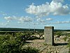 Piedra de la cumbre en Bungsberg