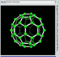Rotating view of C60, one kind of fullerene C60 Buckyball.gif