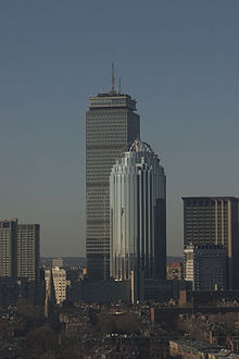 111 Huntington Avenue Building Aerial in Boston Zip Pouch