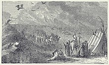 The lost army of Cambyses II according to a 19th-century engraving Cambyses II-lost-army.jpg