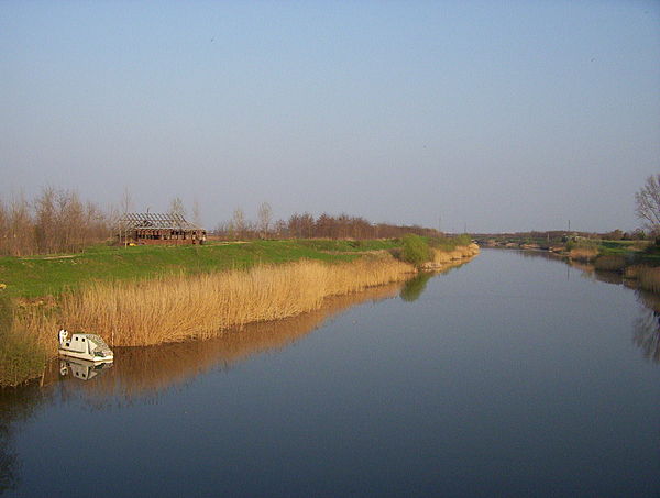 The Danube-Tisa-Danube Canal near the village of Rumenka, close to Novi Sad